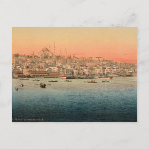 Istanbul - view from the bridge postcard