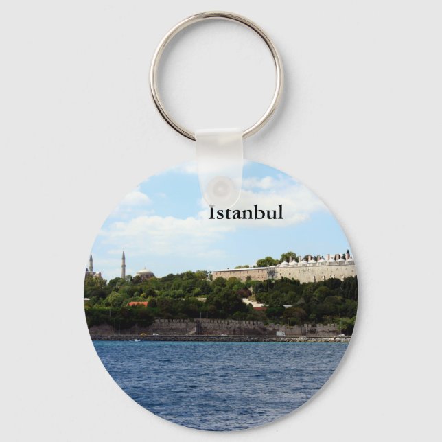 Istanbul View- Harbour Keychain (Front)