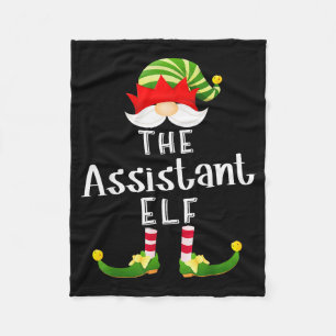 Istant Elf Group Christmas Funny Pajama Party Fleece Blanket