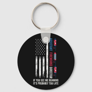 Istant Fireworks Director 4th Of July Keychain