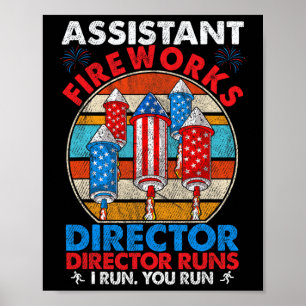 Istant Fireworks Director Usa Independence Day Jul Poster