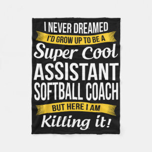 Istant Softll Coach Thank You Funny Gift  Fleece Blanket