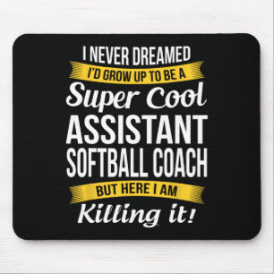 Istant Softll Coach Thank You Funny Gift Mouse Pad