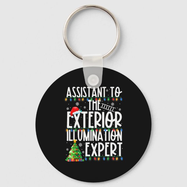 Istant To Exterior Illumination Expert Christmas L Keychain (Front)