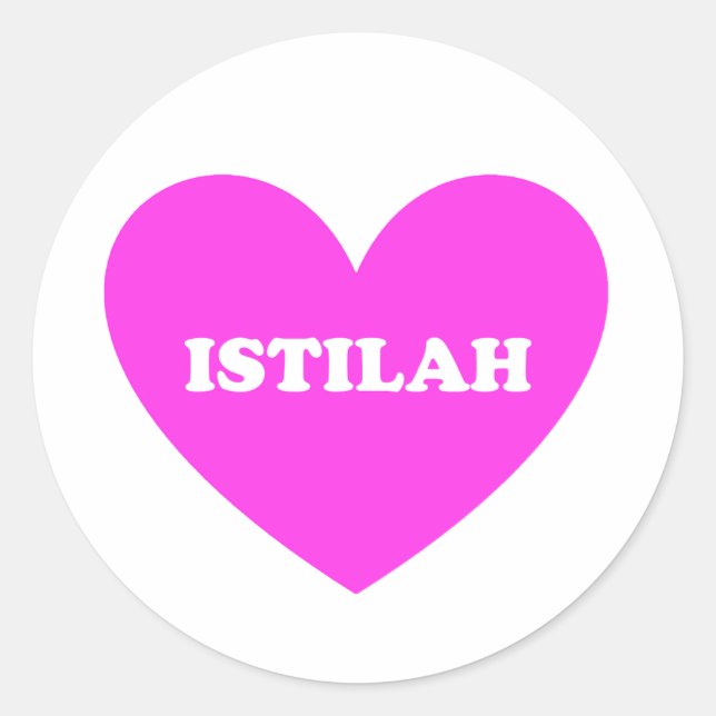 Istilah Classic Round Sticker (Front)