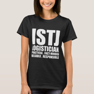 ISTJ Logistician Introvert T Shirt Black