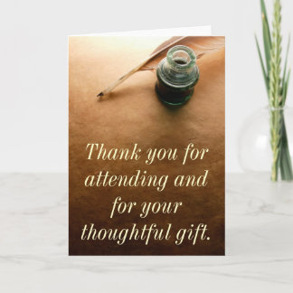 istockcalligraphy, Thank you for attending and ...