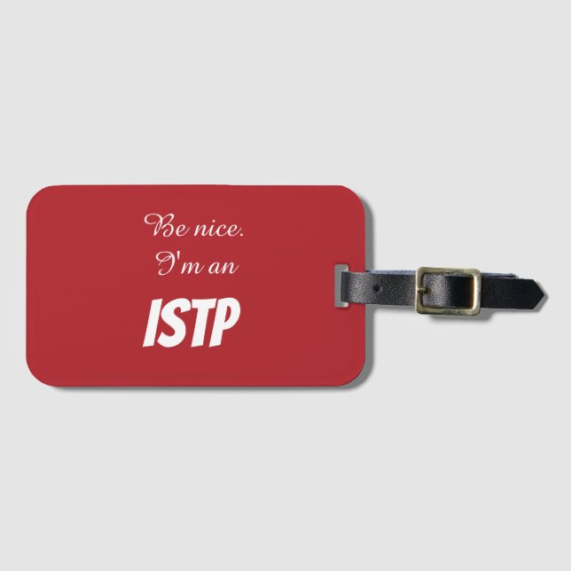 ISTP Luggage Tag (Front Horizontal)