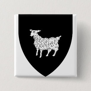 Istria Coat of arms in Croatia 2 Inch Square Button