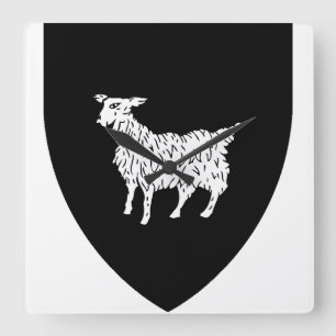 Istria Coat of arms in Croatia Square Wall Clock