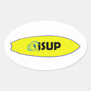 ISUP OVAL STICKER