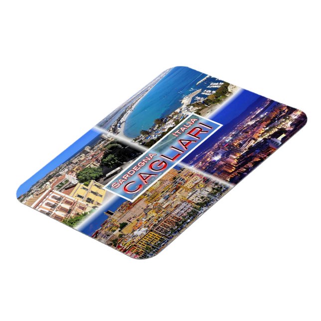 IT2027 Europe - Italy - Sardinia - Cagliari - Harb Magnet (Left Side)