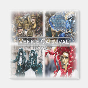 IT3263 Europe, Italy, Venice Carnival, fridge Magnet