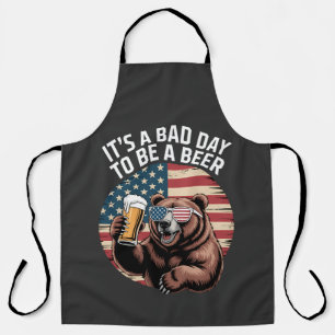 It A Bad Day To Be A Bear Apron