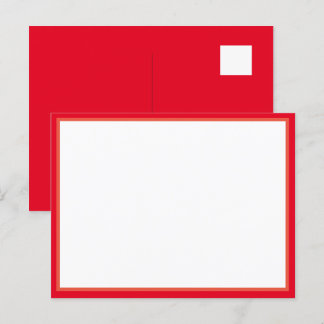 It a blank  postcard