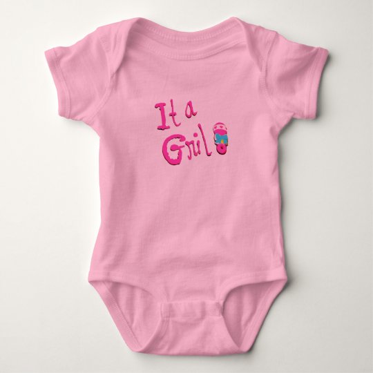 It a Gril! Baby Bodysuit