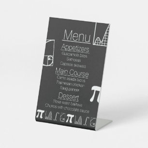 It Adds Up in Black Pedestal Sign