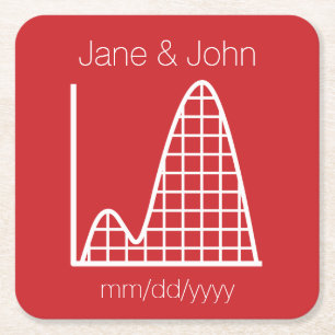 It Adds Up in Cherry Paper Coaster