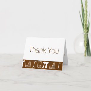 It Adds Up in Chocolate Thank You Card