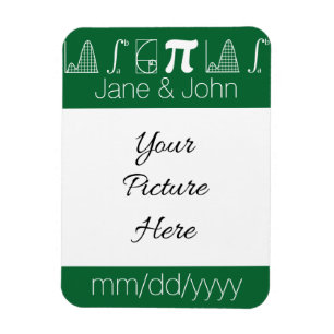 It Adds Up in Green Save-the-Date Magnet