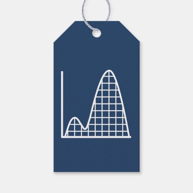 It Adds Up in Navy Gift Tag (Front)