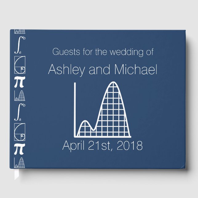 It Adds Up in Navy Guest Book (Front)