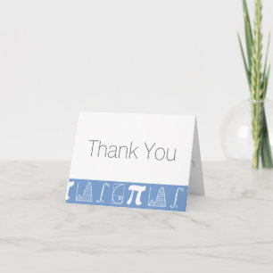 It Adds Up in Periwinkle Thank You Card