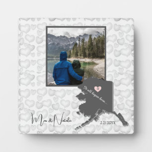 It All Began Here Alaska, Photo Customize   Plaque