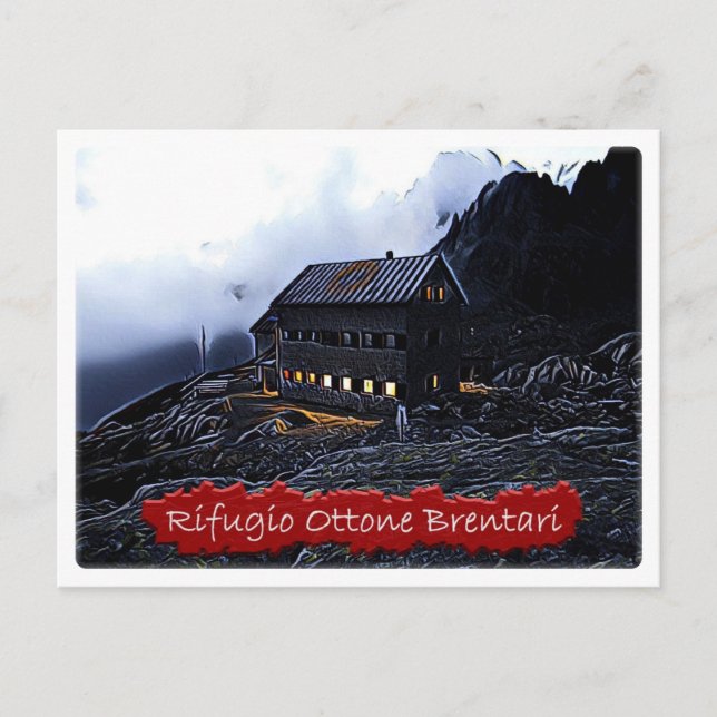 It - alpine hut Ottone Brentari - Dolomiti - Postcard (Front)