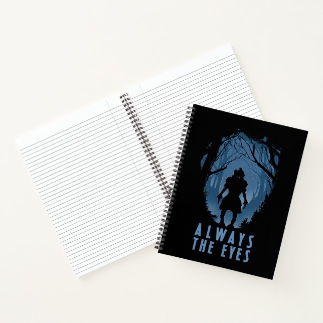 IT Always The Eyes Forest Silhouette Notebook (Inside)