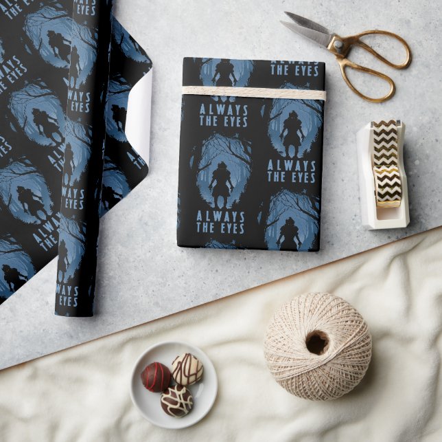 IT Always The Eyes Forest Silhouette Wrapping Paper (Crafts)