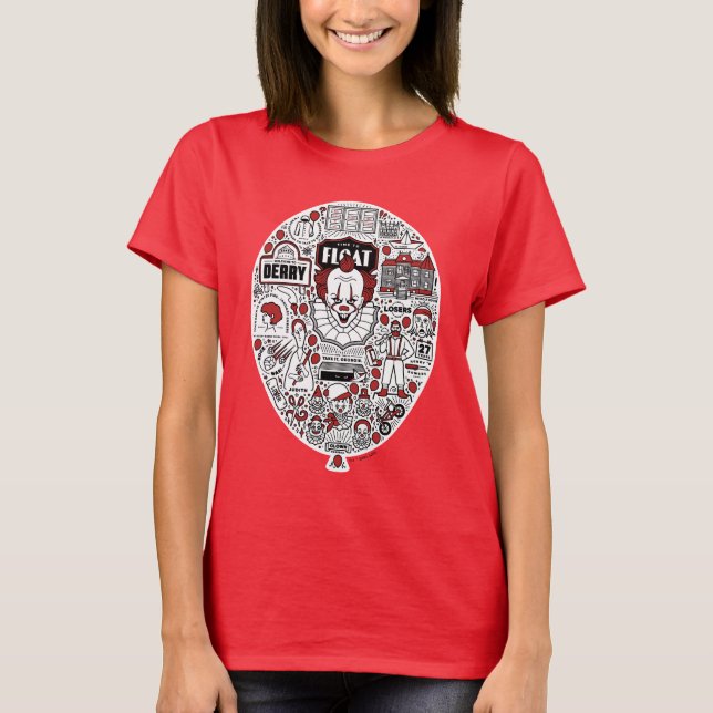 IT Balloon Doodle Art T-Shirt (Front)