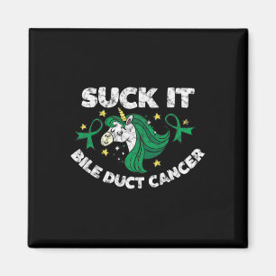 It Bile Duct Cancer Inspirational Quote Unicorn Fu Magnet
