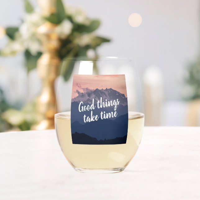  It captures the essence of celebrating life's mom Stemless Wine Glass (Insitu (Wedding))