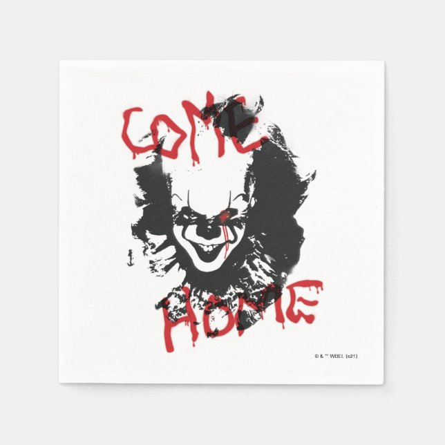 It Chapter 2 | Come Home Napkin (Front)