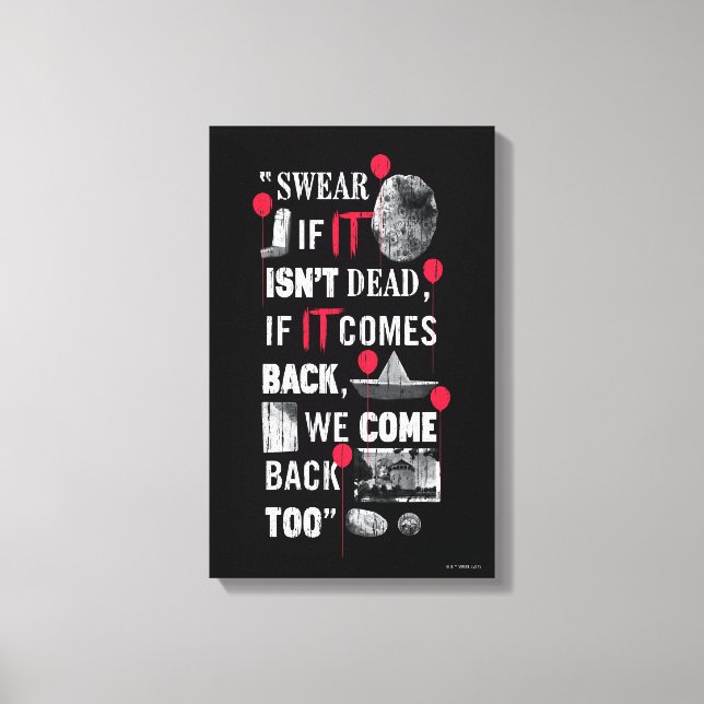 It Chapter 2 | Editorial Graphic Canvas Print (Front)