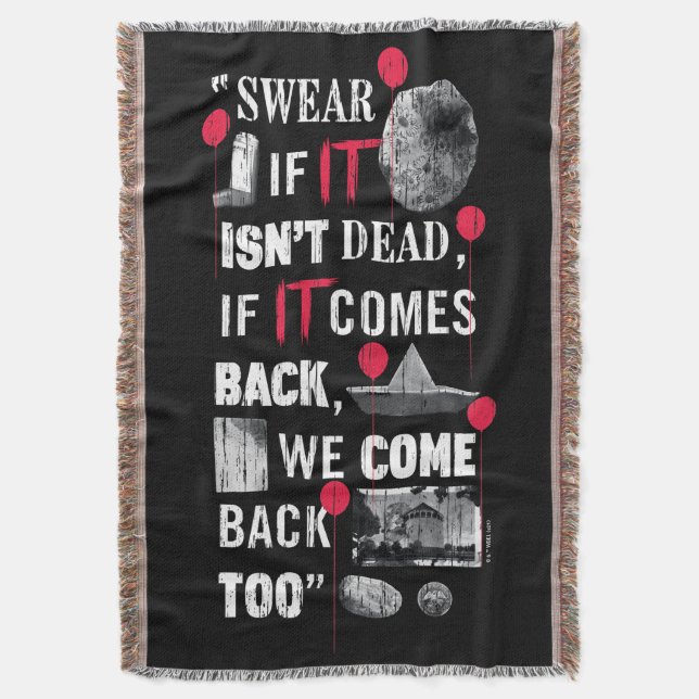 It Chapter 2 | Editorial Graphic Throw Blanket (Front Vertical)