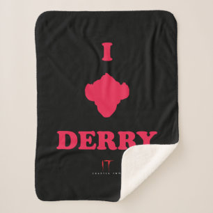 It Chapter 2   I Love Derry Sherpa Blanket