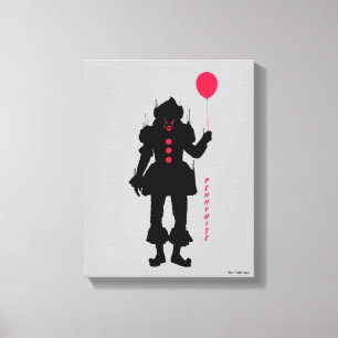 It Chapter 2   Pennywise Silhouette Canvas Print