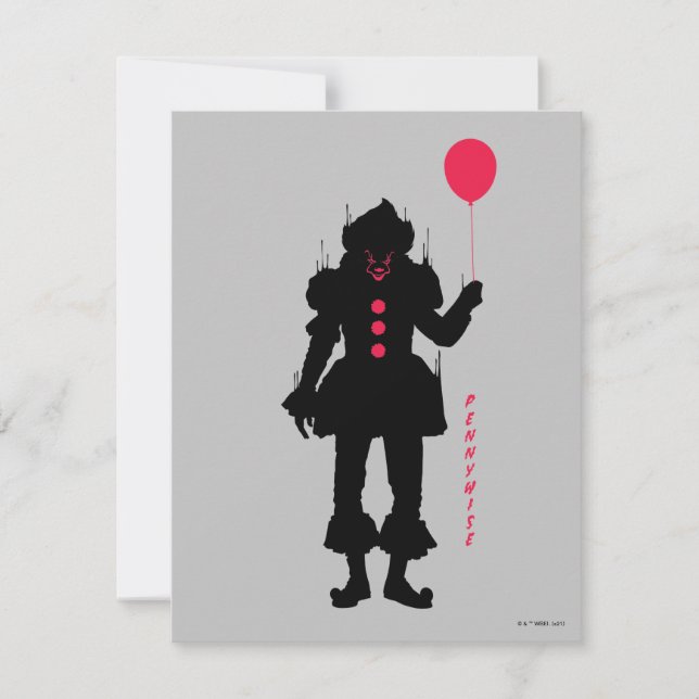 It Chapter 2 | Pennywise Silhouette Card (Front)
