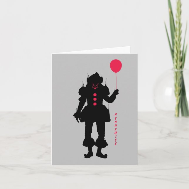 It Chapter 2 | Pennywise Silhouette Note Card (Front)