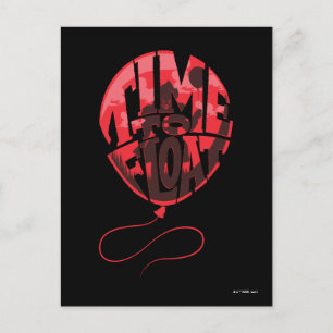 It Chapter 2   Time to Float Balloon Graphic Postcard