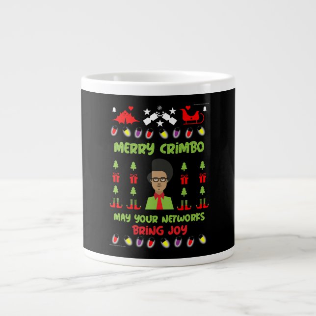 IT Computer Department Geek Xmas   Large Coffee Mug (Front)