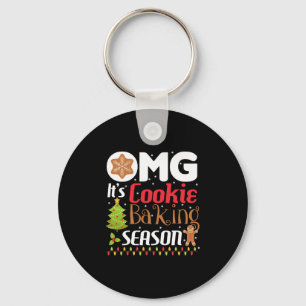 It Cookie Baking Christmas Season Funny Keychain
