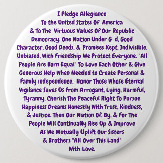 It covers our Heritage Very Well 6 Inch Round Button