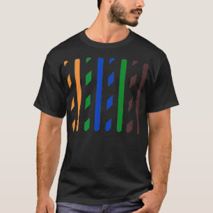 IT Data Cable RJ45 T568B Pinout Funny Data Technic T-Shirt
