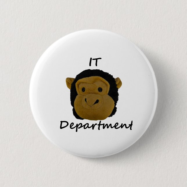 It Department 2 Inch Round Button (Front)