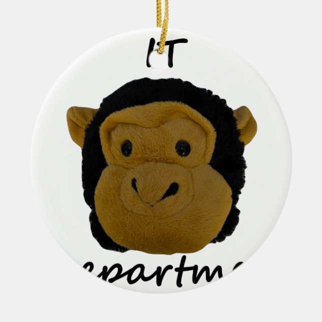 It Department Ceramic Ornament (Front)