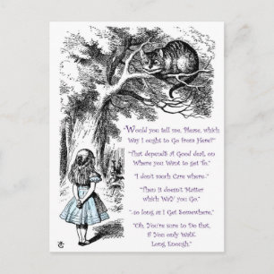 It Doesn't Matter Which Way You Go Postcard