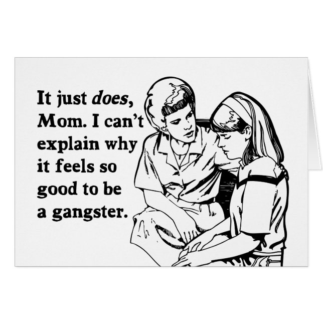 it feels good to be a gangster gangsta (Front Horizontal)